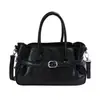 Yue Zi 2026 Outono Inicial Nova Moda Versátil Casual Simples Bolsa de Ombro Único Grande Capacidade para o Trabalho Bolsa Transversal Retrô