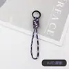 Novo cordão curto tecido capa para celular chaveiro removível anti-perda pendurado universal cordão para copo de café fivela para carro