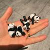 Panda Tesouro Nacional Animal de Zoológico Brinquedo a Granel Pequena Falha Animal Ornamento Decoração Cena Aleatória