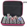 Bolsa de EVA al por mayor de fábrica, bolsa de almacenamiento redonda pequeña para joyería con diamantes pequeños para decoración de uñas, 60 bolsas + botella