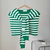 2026 Nuevo Chal de Punto de Rayas Gruesas para Primavera y Otoño, Bufanda Chal de Lana Tejida Estilo Coreano, Chal Cálido para Hombros para Mujeres