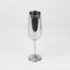 Aço aço inoxidável taça de champanhe bar transparente bar restaurante KTV taça criativa estilo europeu luxo leve metal taça de vinho