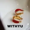 Pendientes Yu Retro Primavera, Verano, Otoño e Invierno Pendientes Coloridos Casual Francés para Viajes Pendientes Premium Pendientes Irregulares