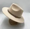 Comercio Exterior Sombreros de Lana Retro Europeos y Americanos para Otoño e Invierno para Hombres y Mujeres, Sombreros Jazz, Modernos y Versátiles, Personalizables con Logos del Cliente