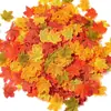 Hoja de Arce Hojas Artificiales Hojas de Otoño Decoración Ceremonia de Boda Esparcimiento de Flores de Boda Guardería Manualidades DIY Materiales