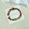 Pulsera de Cerámica Jingdezhen Nueva Pulsera de Cerámica China Joyería Estudiante Estilo Tíbet Cuerda Trenzada a Mano Puesto Regalo para Estudiante