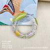 Anillo de Natación de Tortuga Mismo Tono Agitar Juguete para Jugar en el Agua Base Portavasos de Helado de Sandía Anillo de Natación Mini Inflable Decoración