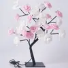 Nuevas luces LED luces melocotón luces rosa arce luces de árbol USB ambiente de habitación lámpara de mesa decorativa regalo luz nocturna