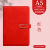 Cuaderno de Negocios A5 Personalizado con Logo Imprimible Minutas de Reunión de Oficina Cuero Suave Engrosado Bloc de Notas de Trabajo