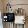 Bolsa de mão grande capacidade transfronteiriça feminina nova moda 2025 bolsa de trabalho fashion bolsa de ombro axila casual sacola