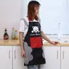 Delantal de Limpieza de Manos Impermeable Sucio Delantal de Cocina para el Hogar Coreano Creativo Lindo Oso Delantal con Cuelga Cuello Toalla de Mano para Limpiar Manos