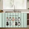 Cortinas para Cubrir Gabinetes al por Mayor, Estantes de Almacenamiento, Artículos Varios, Zapateros, Cortinas Decorativas a Prueba de Polvo, Cortinas Divisorias para Gabinetes Autoadhesivas de Velcro