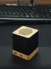 Altavoz Bluetooth de Bambú y Madera DIY Regalo Creativo de Madera para Escritorio Mini Altavoz Portátil para Exteriores Subwoofer