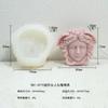 Avatar Beleza de Cabelos de Cobra da Colina Vela Perfumada Molde de Silicone DIY Personagem Europeu Ornamento de Gesso Molde de Cola