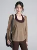 Conjunto Casual Deportivo para Mujer, Otoño, Holgado, Manga Larga, Transpirable, Secado Rápido, para Deportes, Correr, Fitness, Pilates, Yoga, Cubierta