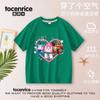 Desenho Animado Novo Anime Infantil Manga Curta 2024 Verão Novo Camiseta de Menina Tops de Manga Curta para Meninos e Meninas
