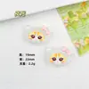 Accesorios Luminosos de Dibujos Animados de Gatito Europeo para Bricolaje de Resina Hechos a Mano con Pegamento de Crema para Funda de Teléfono Móvil, Pasador de Pelo, Taza de Agua, Hebilla de Zapato
