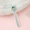 Lixa de Unha Fofa de Desenho Shin-Chan PP para Polir e Dar Acabamento para Meninas, Lixa para Nail Art, Tira de Lixa para Manicure com Corrente de Contas