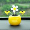 Ventas Directas de Fábrica Adornos Solares para Coche Creativos Suministros Creativos para Coche con Girasol Solar Oscilante