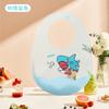 Babador de Silicone Ultrafino para Bebê Comendo Bolso para Arroz Infantil Babador Macio e Leve à Prova d'Água Bolso para Saliva Toalha de Saliva