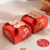 Caixa de Doces 2023 Nova Sacola de Doces de Caqui Caixa de Doces para Casamento Embalagem de Caixa de Presente de Alto Nível Caixa de Doces Suprimentos para Casamento
