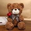 Nueva Camiseta Rosa Muñeco Oso de Peluche Regalo de San Valentín para Niñas Oso de Peluche de Felpa Transfronterizo Muñeca de Trapo