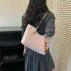 Bolsa de Ombro Grande Capacidade Moda Estilo Coreano Elegante para Trabalho e Dia a Dia Feminina 2026 Nova Bolsa de Ombro/Axila Bolsa Tote Simples