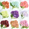 Buket de 5 cabezas estilo europeo flores de hortensia imitación buket vintage hogar flor de seda flor flor artificial flor decorativa flor falsa