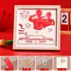 1 de Julio Fiesta Día de la Fundación Patriótico Hecho a Mano Tejido de Bambú Pintura Materiales DIY Construcción de Equipo Educación Actividades Culturales Temática Roja para Niños