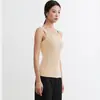 Venta Directa de Fábrica Ropa de Belleza con Almohadilla en el Pecho Copa Fija Chaleco Térmico Ropa Interior Femenina Sin Costuras Extra Grande Elástico Capa Base