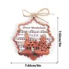 Navidad Transfronteriza Tridimensional de Madera Imán Magnético para Refrigerador Adornos Colgantes de Madera de Ambiente Festivo Colgantes para Decoración de Árbol de Navidad