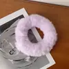 Scrunchies de Pelúcia Cruzados Europeus e Americanos Elásticos de Cabelo Acessórios de Cabelo para Meninas Coque Rabo de Cavalo Elásticos de Cabelo Acessórios de Cabelo