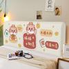 Nueva funda de cabecera de cama de Año Nuevo con atmósfera de Año Nuevo, funda de cabecera universal con todo incluido, funda de cama con dibujos animados, funda de respaldo de cama