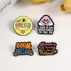 MANTENTE RARO Broche Divertido Calavera Cara Sonriente Pin Divertido Versátil para Bolsos Ropa Decoración Accesorios