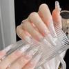 YITU Formiga Figura Oca Borboleta Cruz Nuvens Croheart Borboleta Spray Pintado Lua Floco de Neve Nail Art Adesivo YT42