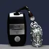 Llavero Colgante Retro Estilo Étnico Pixiu Calado para Hombres y Mujeres Llavero Creativo Personalizado Colgante de Coche