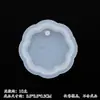 Molde de Pingente Molde de Etiqueta Osso de Cachorro Material para Artesanato DIY Cristal Epóxi com Furo Etiqueta para Pendurar Chaveiro Silicone