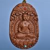 Pendente da Oito Divindades Protetoras de Sândalo Indiano Antigo Pingente do Zodíaco de Sândalo Antigo Colar de Corrente para Suéter Marca Benmingfo