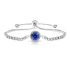 Transmisión en Vivo Más Vendido Pulsera Octagonal Corte Rosa Incrustada con Diamante de Alto Carbono Piedra Preciosa de Color Padparadscha Joyería Dropshipping