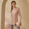 Ropa de Yoga Top Deportivo con Capucha Otoño e Invierno Correr Fitness Secado Rápido Holgado Aspecto Adelgazante Blusa de Manga Larga para Mujer Secado Rápido y Elástico
