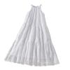 Ropa a juego para padres e hijos, descanso para el té, halter, sin mangas, vestido de niña, verano nuevo, francés, impresionante, flores bordadas, vestido blanco