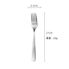 Cuchara Dosificadora Espesa de Acero Inoxidable 1010 Utensilios Domésticos Cuchara para Comer Cucharadita Tenedor Estilo Occidental Cuchara Pública de Hotel