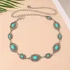 Cadena de Cintura Retro Bohemia Transfronteriza, Cadena para el Vientre, Cinturón Metálico para Mujer con Falda, Accesorio de Cintura de Alta Gama
