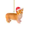2023 Cruzamento de Fronteiras Natal Pequeno Animal Esquilo Ouriço Pingente Árvore de Natal Decoração de Carro Decoração de Casa