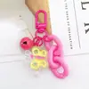 Cuentas como Joyería Nueva Celebridad de Internet Llavero Colgante Lindo de Animalito Pequeño Combinación Creativa Decoración para Mochila de Estudiante Funda de Auriculares