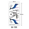 Papel de tatuaje especial impermeable tridimensional a color para cruce de fronteras mariposa flor animal en stock venta al por mayor tatuaje