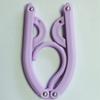 Percha plegable de color popular en Internet, práctica percha para ropa, artefacto para secar ropa de viaje, percha multifunción para hotel.