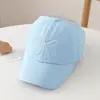 Sombrero de Protección Solar de Verano Transfronterizo para Niñas, Gorra de Béisbol Media Superior con Lazo a Juego Padre e Hijo, Gorra de Visera Versátil Casual para Mujer