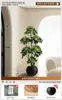 Planta Verde Artificial Spathiphyllum, Planta Verde Falsa de Lujo de Gama Alta para Interior Sala de Estar, Planta en Maceta, Adorno Decorativo Realista para el Piso
