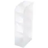 Caixa Organizadora XY de Mesa Fosca com Encaixe Oblíquo Multifuncional Simples Transparente para Canetas Papelaria Pincéis de Maquiagem Caixa de Armazenamento para Batom